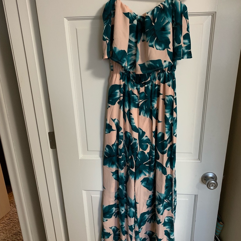 Vici Palm Leaf Romper